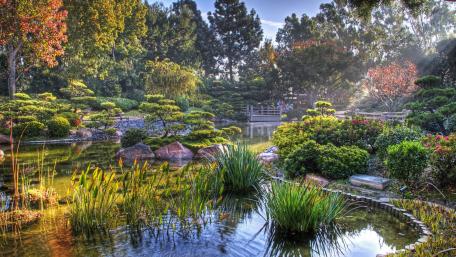 Earl Burns Miller Japanese Garden wallpaper
