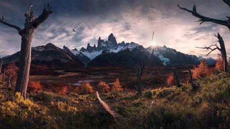 Los Glaciares National Park Fitz Roy Peak (Cerro Chaltén) wallpaper