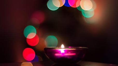Candlelight wallpaper