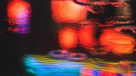 Puddle reclection wallpaper