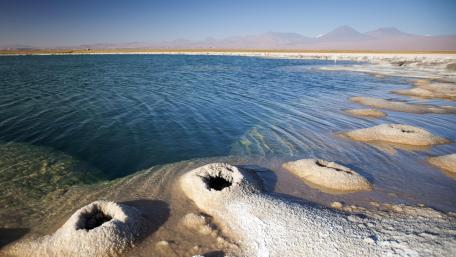 Dead Sea salt lake wallpaper