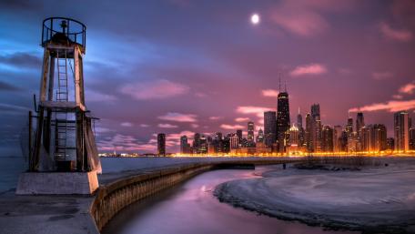 Chicago skyline wallpaper