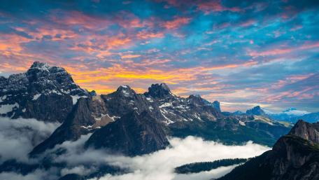 Tre Cime di Lavaredo (Italy) wallpaper