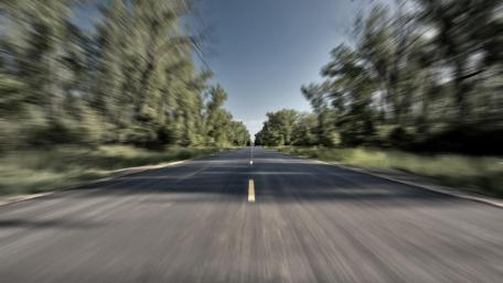 Endless Journey on a Serene Roadway wallpaper
