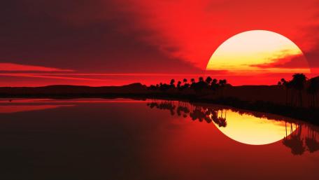 Red Sunset wallpaper