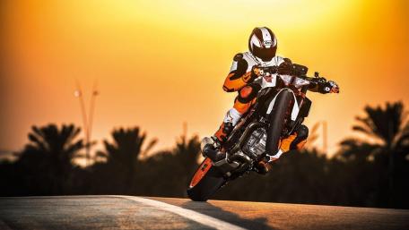 Sunset Ride on the Edge of Excitement wallpaper