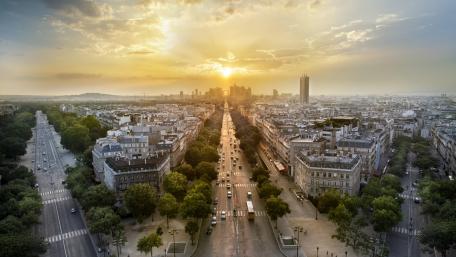Paris cityscape wallpaper