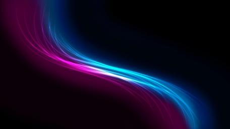 Blue and pink wave wallpaper