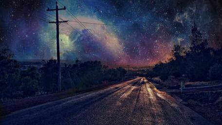 Night sky wallpaper