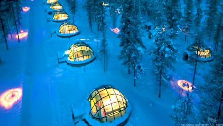 Kakslauttanen Arctic Resort East Village wallpaper