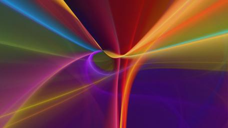 Vibrant Swirls of Colorful Light Exploration wallpaper