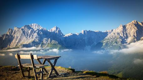 Dolomites overlook wallpaper