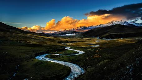 Mugecuo River wallpaper