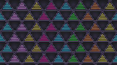 Colorful triangles wallpaper