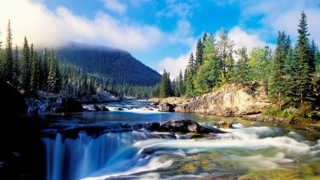 Elbow Falls wallpaper