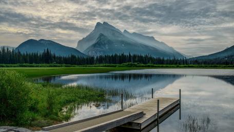 Mount Norquay from Vermilion Lakes (Banff National Park, Canada) wallpaper