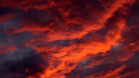 Sunset after the storm wallpaper