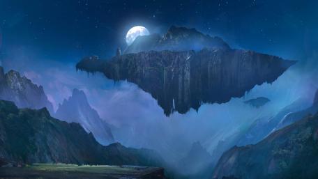 Floating Island wallpaper