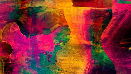 Crazy painting wallpaper