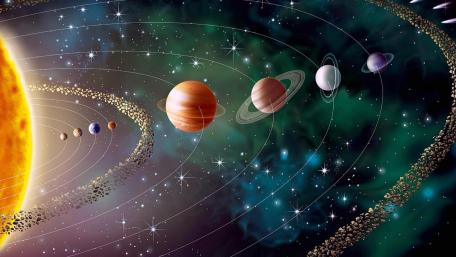 Solar system wallpaper