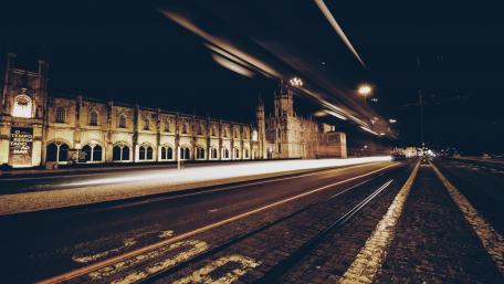 Dark street wallpaper