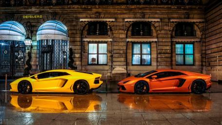 Lamborghini Aventador supercars wallpaper