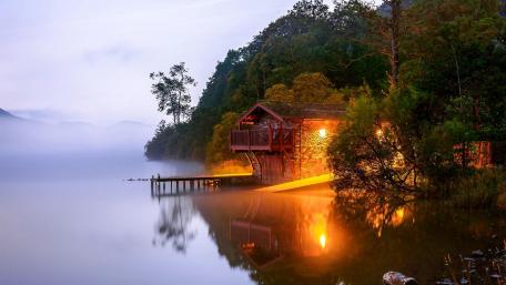 The Duke of Portland boathouse (Pooley Bridge Boat House) wallpaper