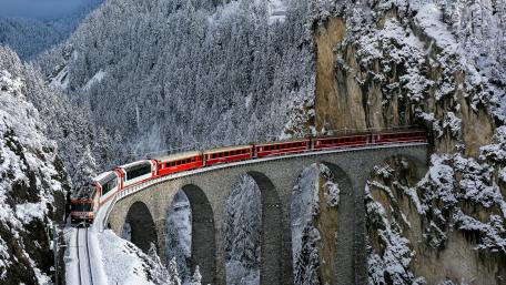 Landwasser Viaduct wallpaper