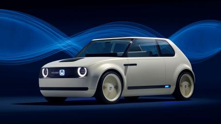 Futuristic White Honda Concept Car Design wallpaper