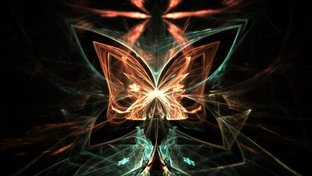 Butterfly digital art wallpaper