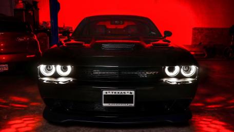 Bold Red and Black Car Design Wallpaper Showcase wallpaper