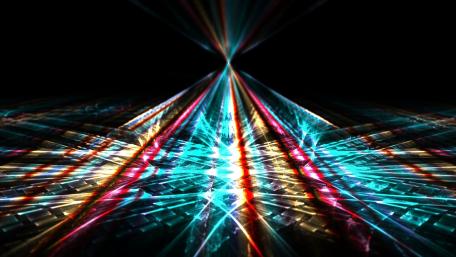 Radiant Journey Through Cosmic Colors wallpaper