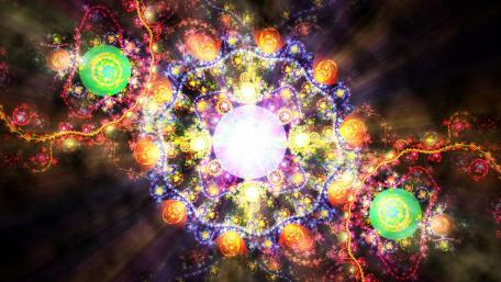 bloom fractal art wallpaper