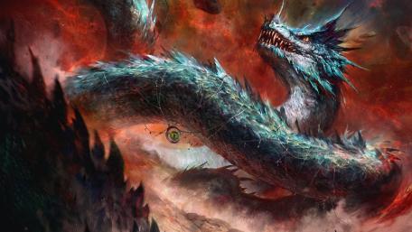 Dragon fantasy art wallpaper