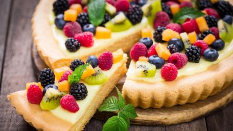 Fresh Fruit Tart wallpaper