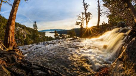 Eagle Falls at Lake Tahoe wallpaper