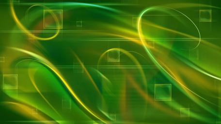 Green wind abstract art wallpaper