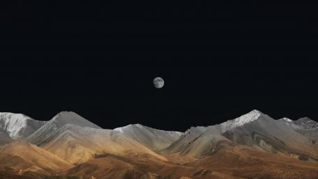 荒野圆月 (Wilderness moon) wallpaper