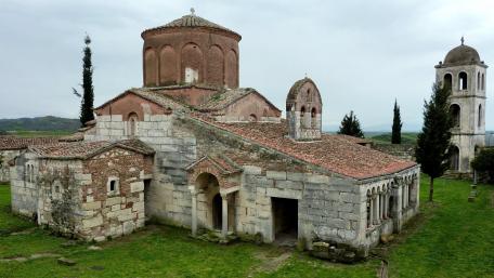 Monastery Church of St Mary at Apollonia, Albania wallpaper