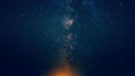 Starry Milky Way Night Sky wallpaper