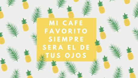 Pineapples and Spanish Coffee Quote Wallpaper wallpaper