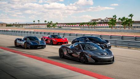 Supercar Showdown on the Track wallpaper
