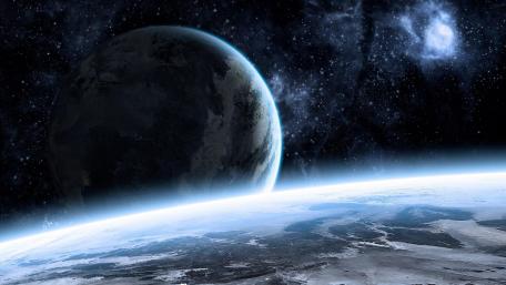 Majestic View of Earth from Space wallpaper