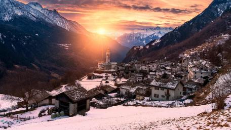 Soglio (Switzerland) wallpaper