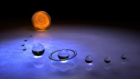 solar system wallpaper