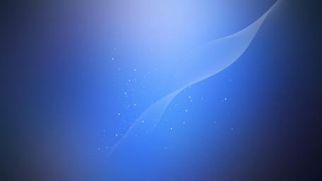 Ethereal Blue Curve in the Cosmos wallpaper