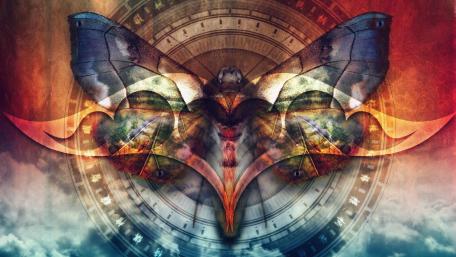 Butterfly art wallpaper