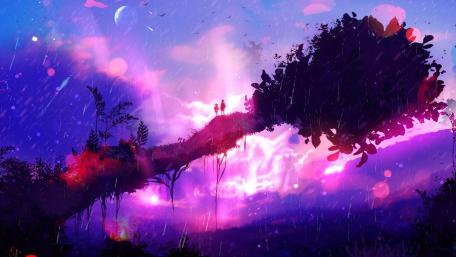 Fantasy anime art wallpaper