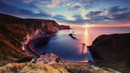 Lulworth Cove (Jurassic Coast, England) wallpaper