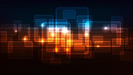 Vibrant Abstract Light Squares Digital Art wallpaper
